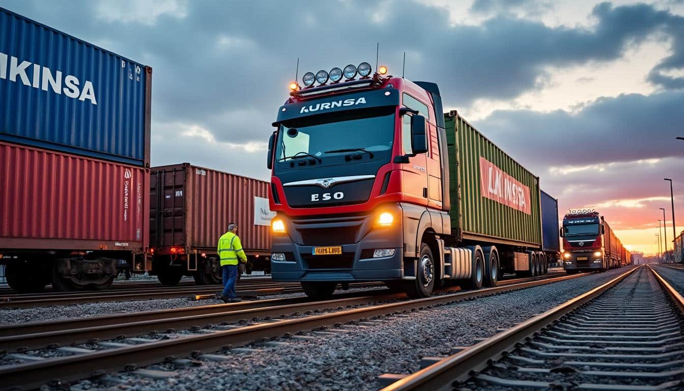 Illustration: Comment fonctionne le terminal de conteneurs à Lille au cœur du transport multimodal