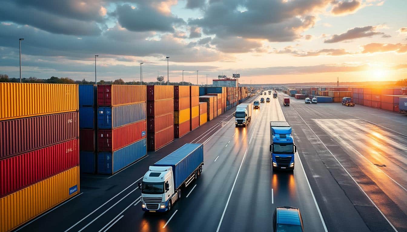 Le terminal de conteneurs à Lille, moteur clé de la logistique