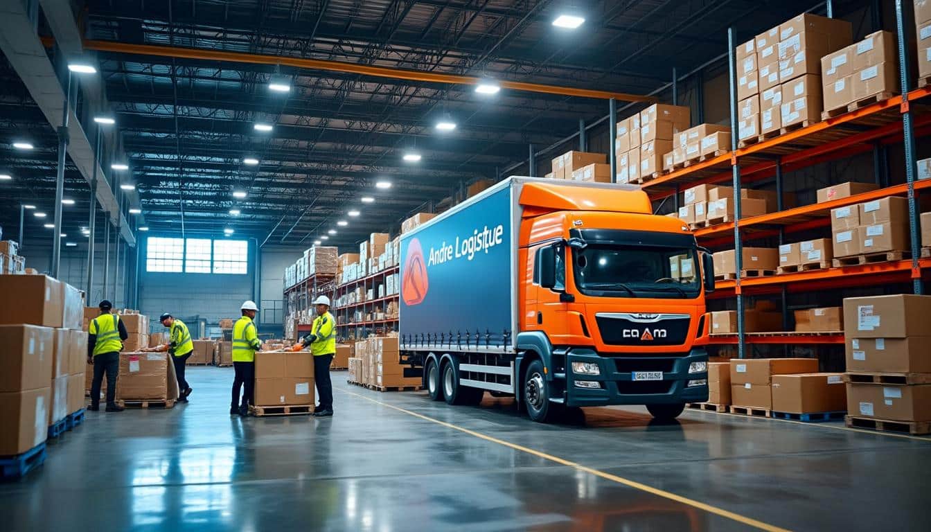 Illustration: Quels services et équipements l’entreprise André Logistique propose pour répondre aux besoins logistiques