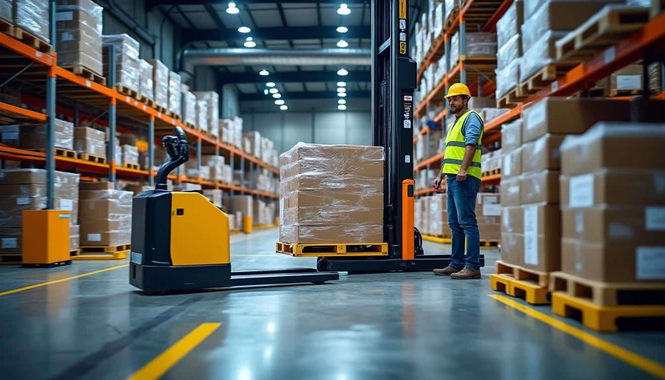 Illustration: Comprendre le rôle clé des engins de manutention dans la logistique moderne