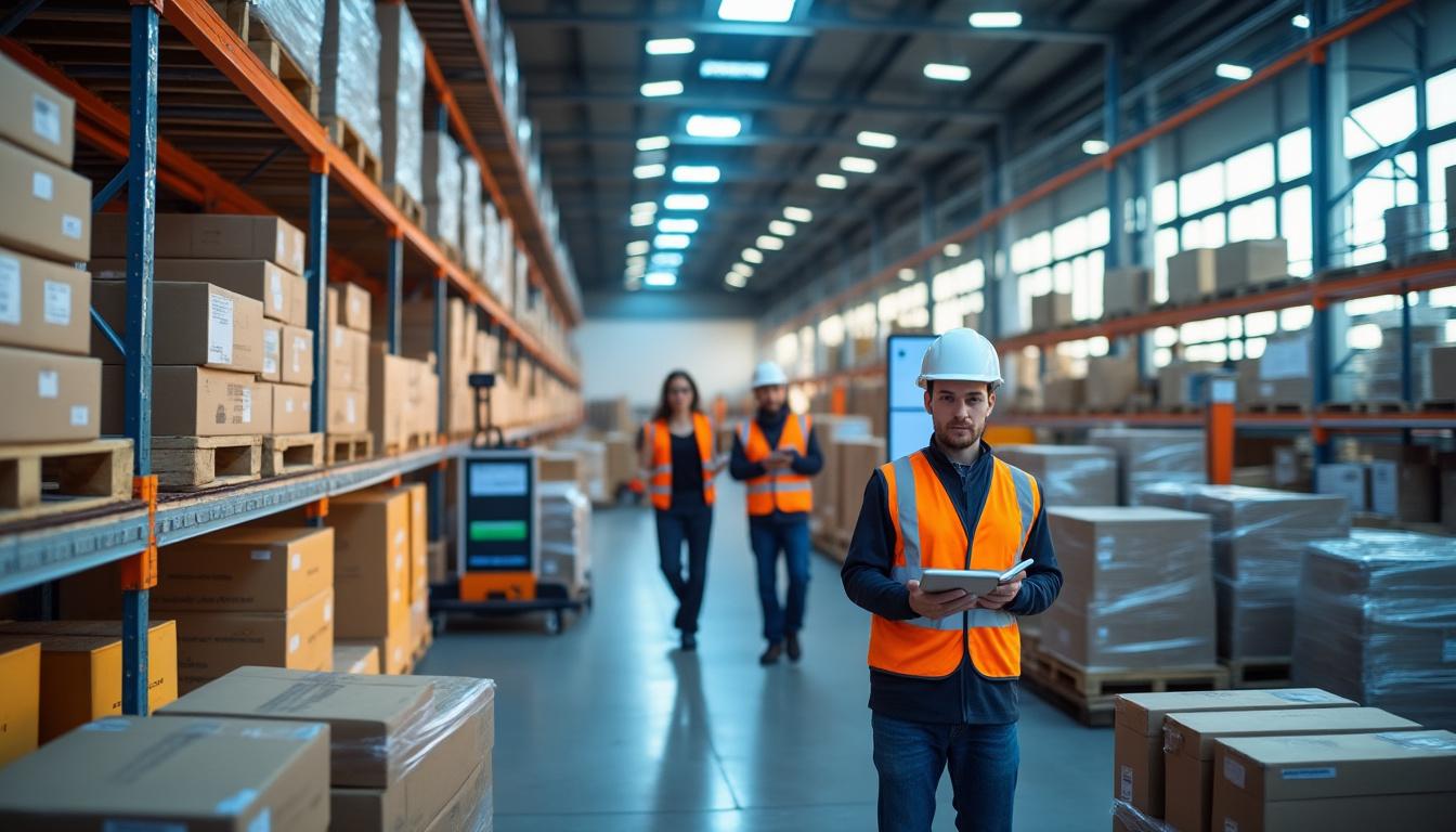 Illustration: Comment la plateforme Leroy Logistique à Cholet innove-t-elle dans la gestion des entrepôts ?