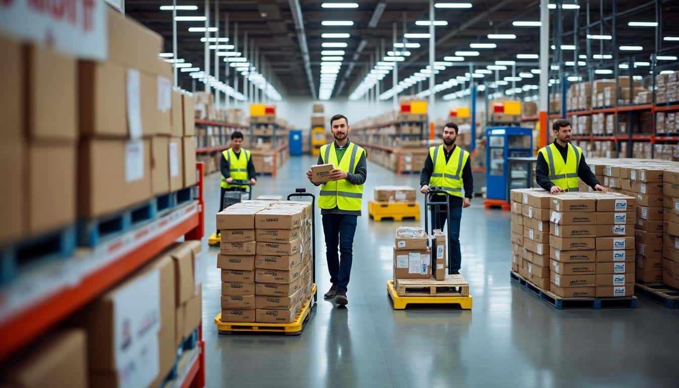 Illustration: Comprendre le fonctionnement du centre logistique d’Auchan à Saint Pierre des Corps