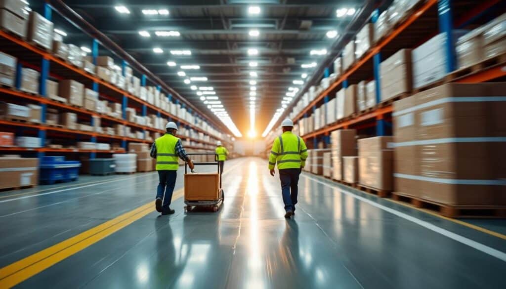 Auchan logistique à Saint Pierre des Corps : hub innovant et durable