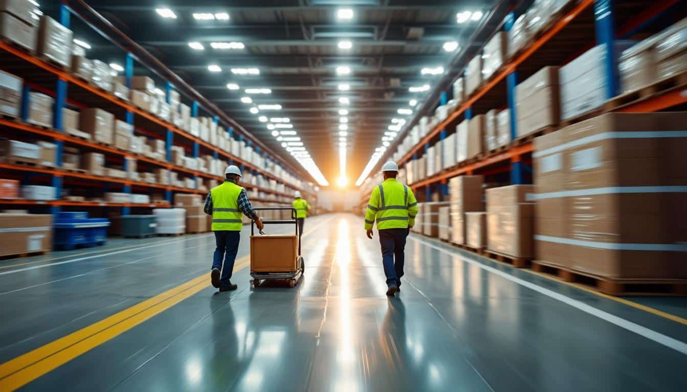 Auchan logistique à Saint Pierre des Corps : hub innovant et durable