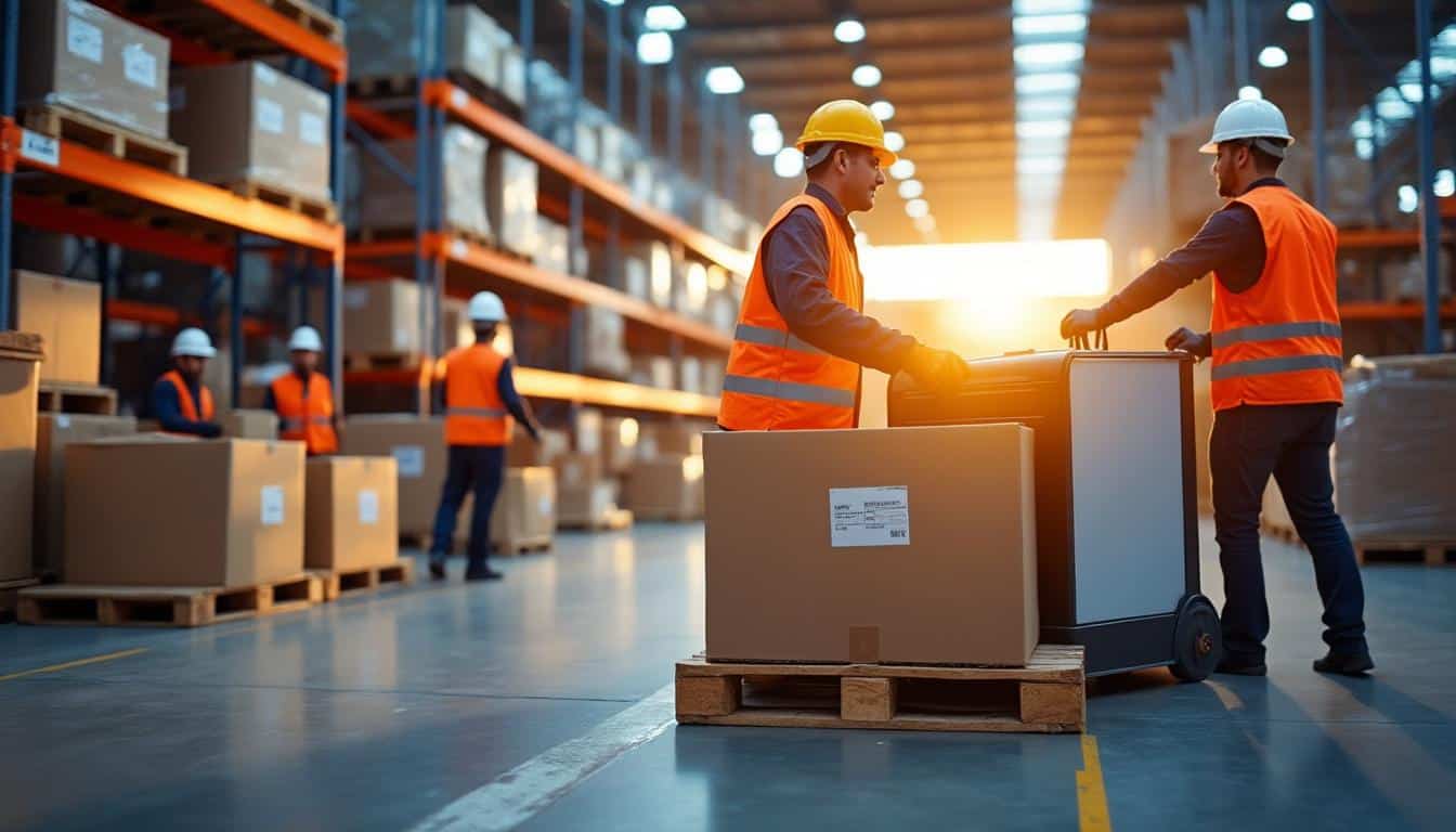 Illustration: Comprendre les bases de la palettisation dans la chaîne logistique