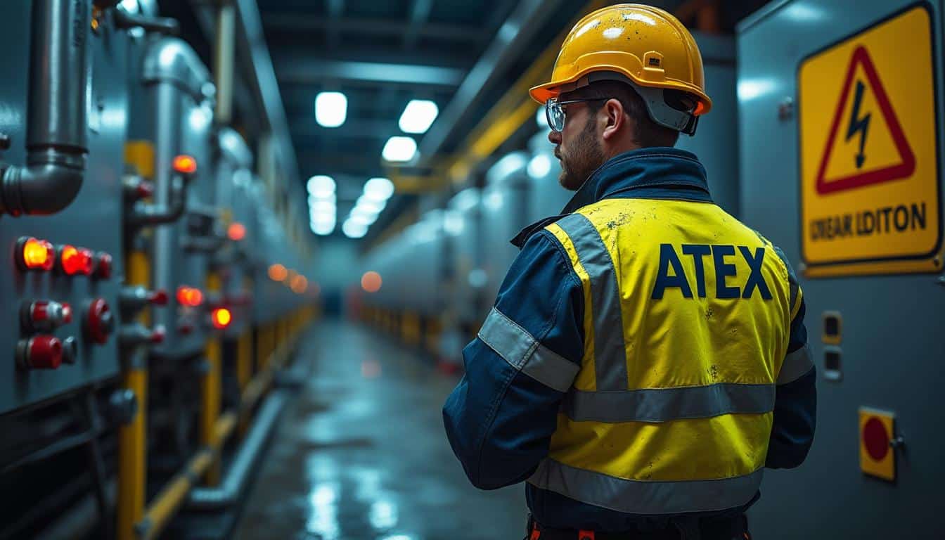 Illustration: Comprendre l’importance de la veste dans les environnements à atmosphère explosive