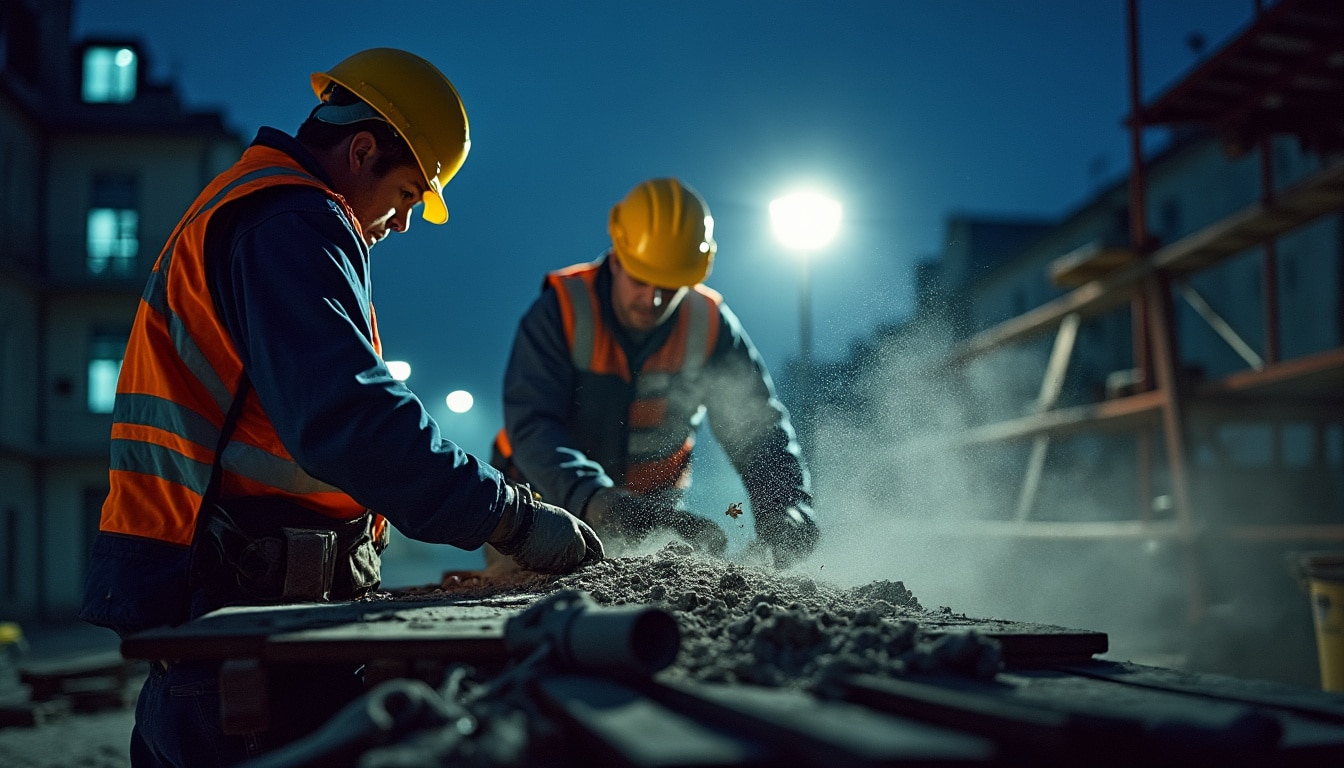 Heures de nuit dans le bâtiment : règles, droits et organisation