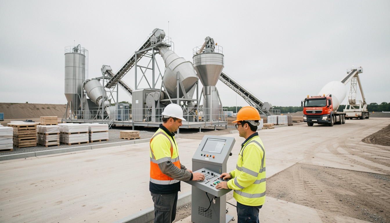 Comment choisir une centrale à béton sur chantier
