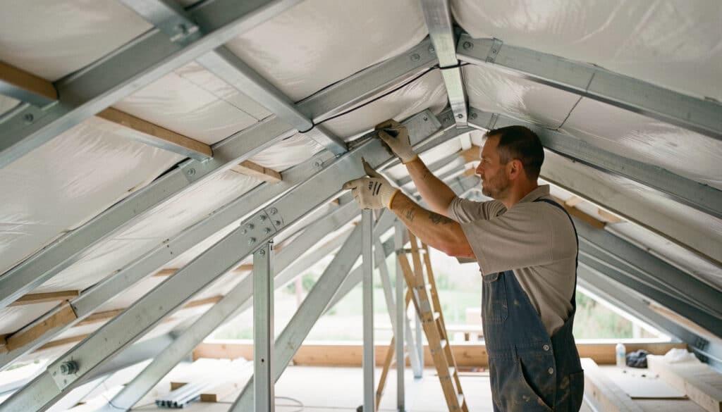 Bien isoler une toiture en bac acier sans condensation